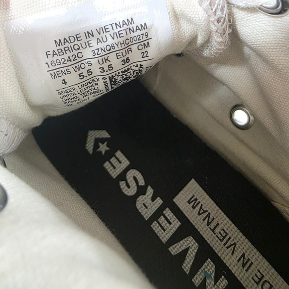 Converse Run Star Hike High Top Platform Sneaker Leather Pale Putty Women's - Picture 8 of 8